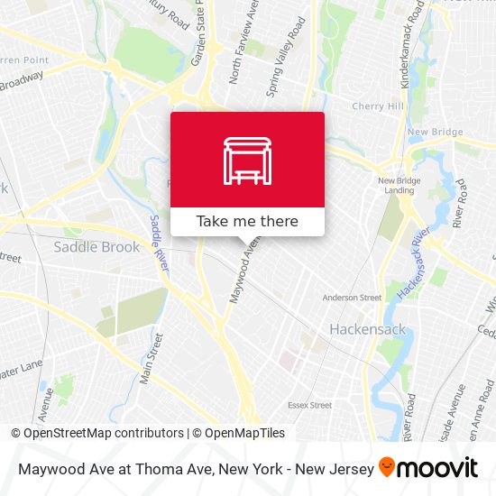 Mapa de Maywood Ave at Thoma Ave