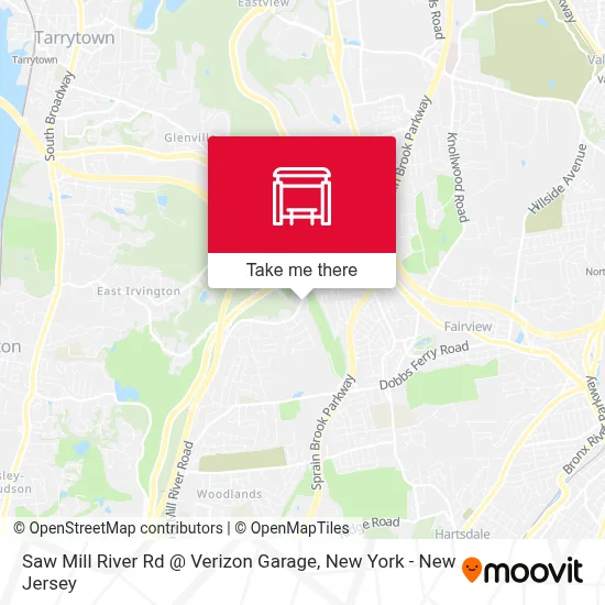 Saw Mill River Rd @ Verizon Garage map