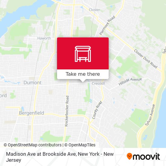 Mapa de Madison Ave at Brookside Ave