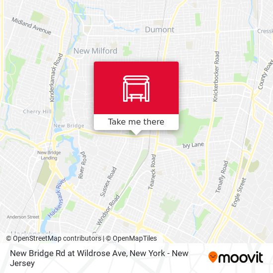 New Bridge Rd at Wildrose Ave map