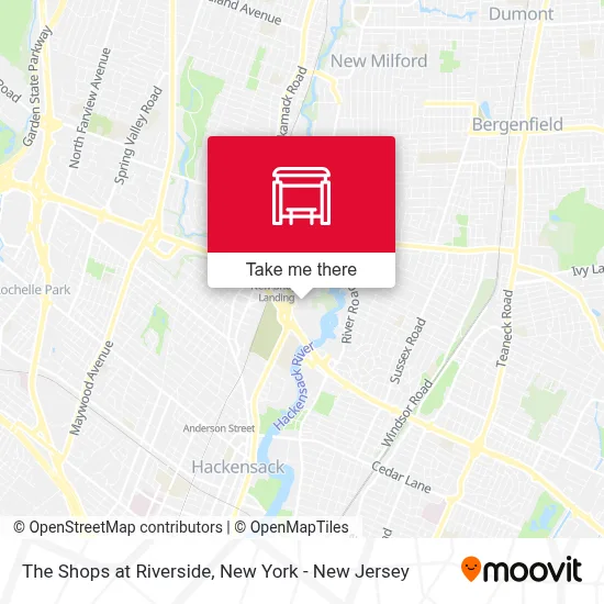 The Shops at Riverside map