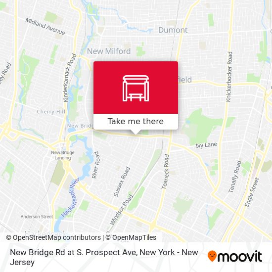 New Bridge Rd at S. Prospect Ave map