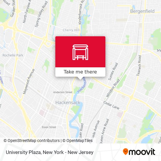 University Plaza map