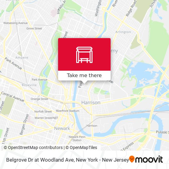 Mapa de Belgrove Dr at Woodland Ave