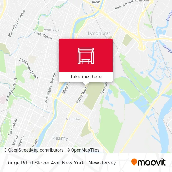 Ridge Rd at Stover Ave map