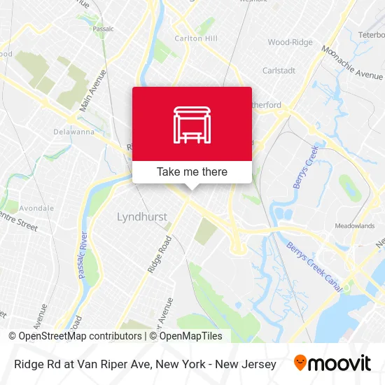 Ridge Rd at Van Riper Ave map