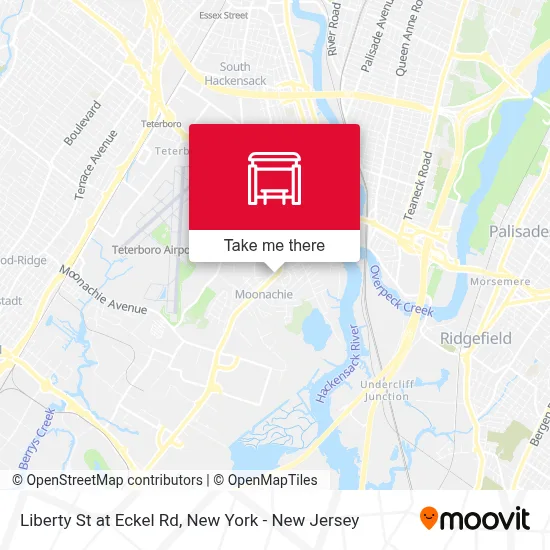 Liberty St at Eckel Rd map