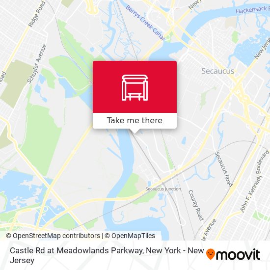 Mapa de Castle Rd at Meadowlands Parkway