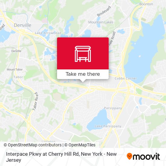 Interpace Pkwy at Cherry Hill Rd map