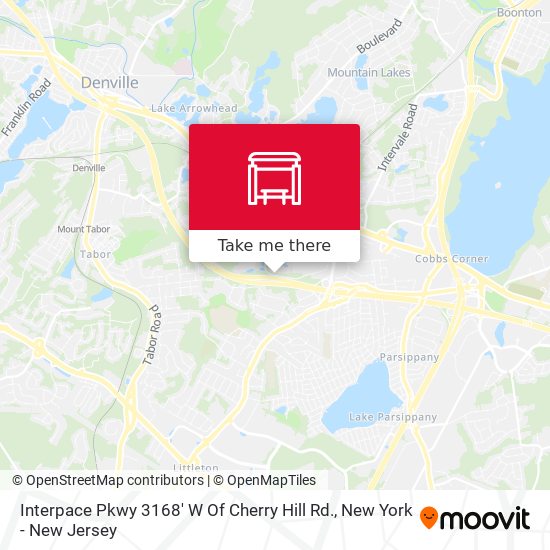 Interpace Pkwy 3168' W Of Cherry Hill Rd. map