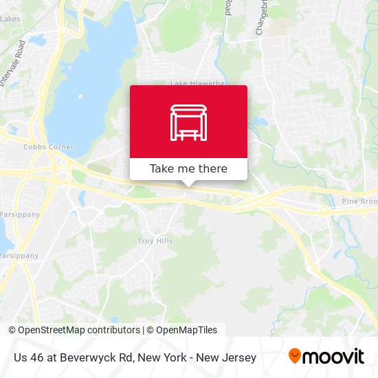 Mapa de Us 46 at Beverwyck Rd