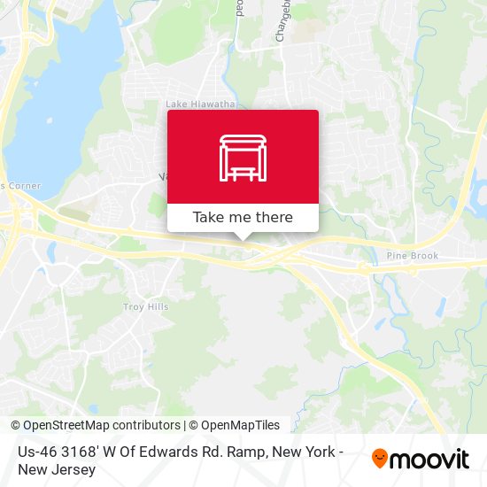 Us-46 3168' W Of Edwards Rd. Ramp map