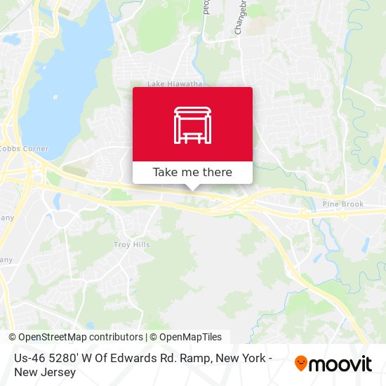 Us-46 5280' W Of Edwards Rd. Ramp map