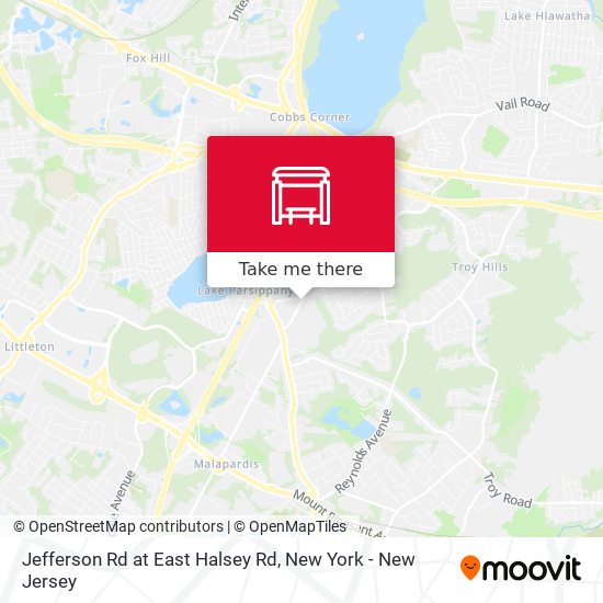 Mapa de Jefferson Rd at East Halsey Rd