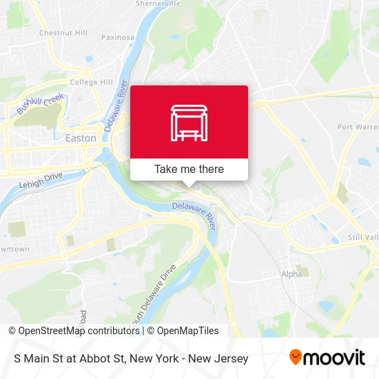 S Main St at Abbot St map