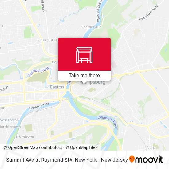 Summit Ave at Raymond St# map