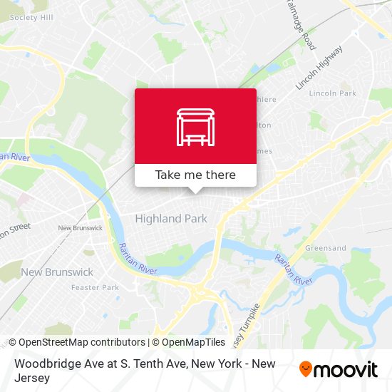 Mapa de Woodbridge Ave at S. Tenth Ave
