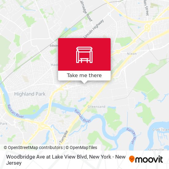 Woodbridge Ave at Lake View Blvd map