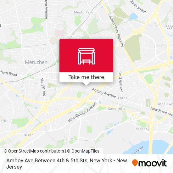 Amboy Ave Between 4th & 5th Sts map