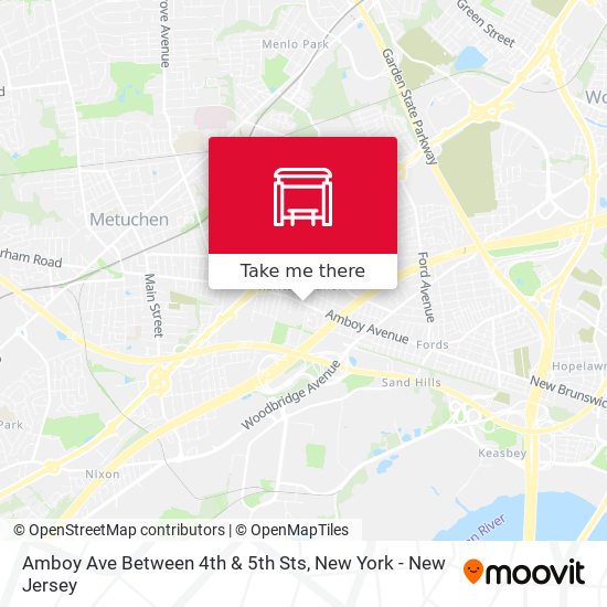 Amboy Ave Between 4th & 5th Sts map
