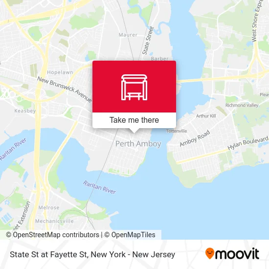 State St at Fayette St map