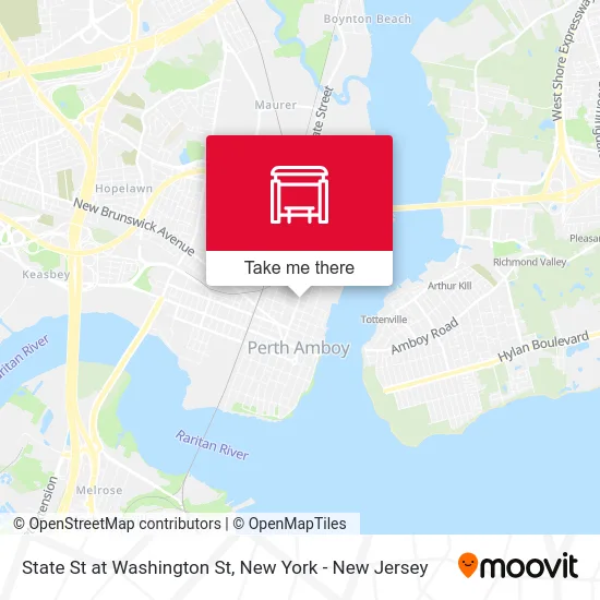 State St at Washington St map