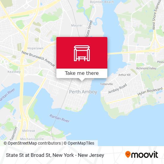 Mapa de State St at Broad St