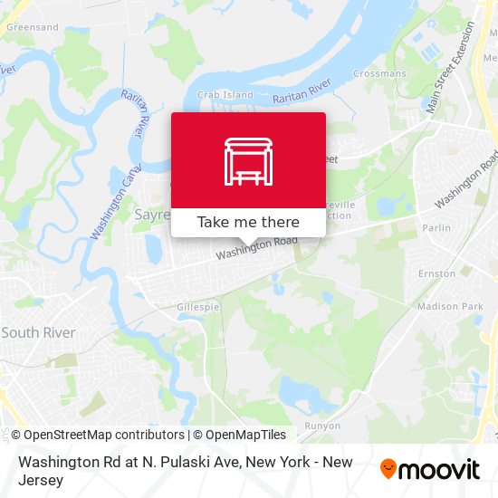 Washington Rd at N. Pulaski Ave map