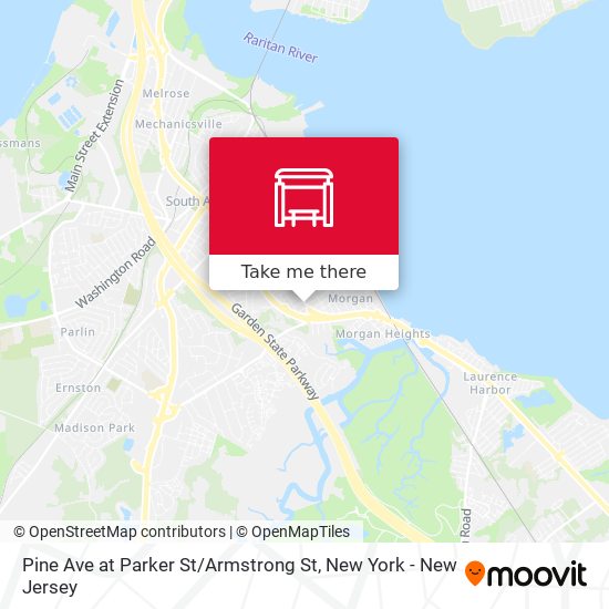 Mapa de Pine Ave at Parker St / Armstrong St