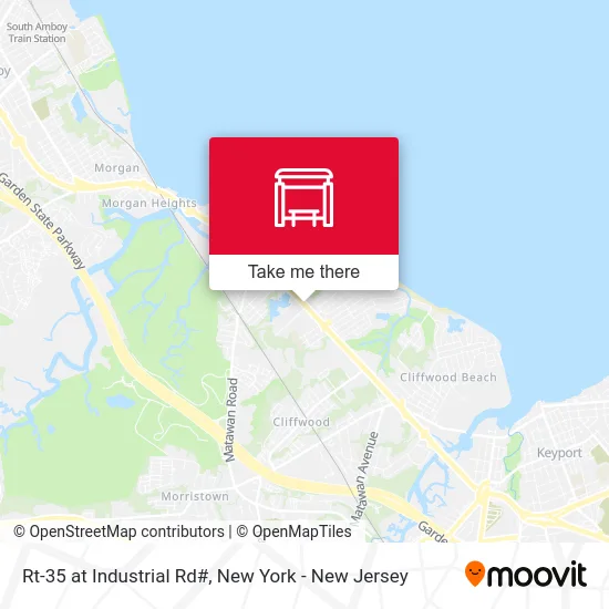 Rt-35 at Industrial Rd# map