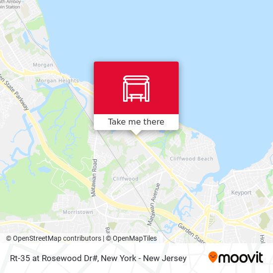 Mapa de Rt-35 at Rosewood Dr#