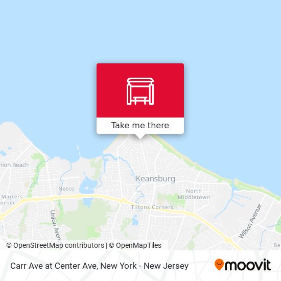 Mapa de Carr Ave at Center Ave