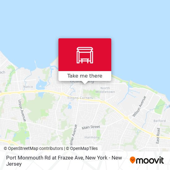Mapa de Port Monmouth Rd at Frazee Ave