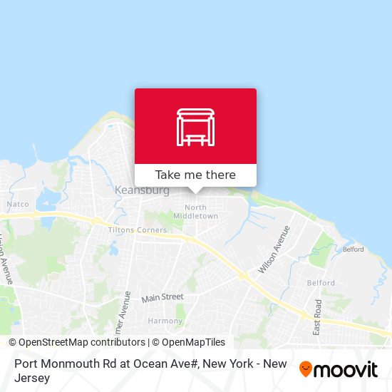Port Monmouth Rd at Ocean Ave# map