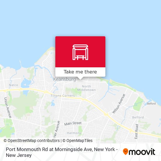 Mapa de Port Monmouth Rd at Morningside Ave