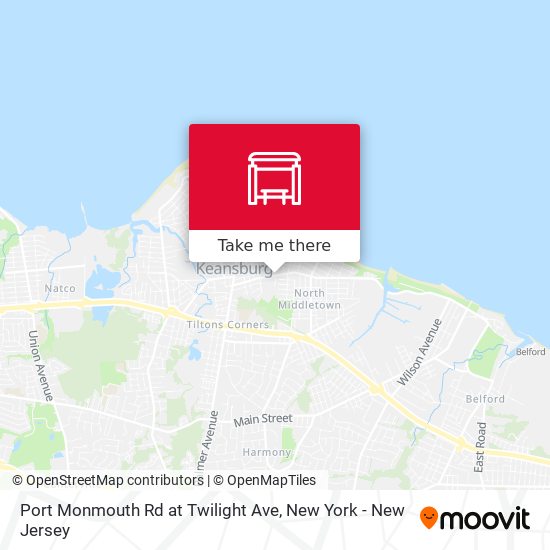 Mapa de Port Monmouth Rd at Twilight Ave
