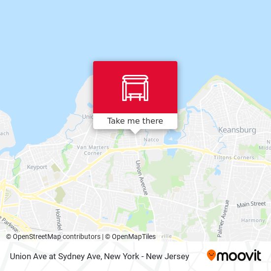 Mapa de Union Ave at Sydney Ave