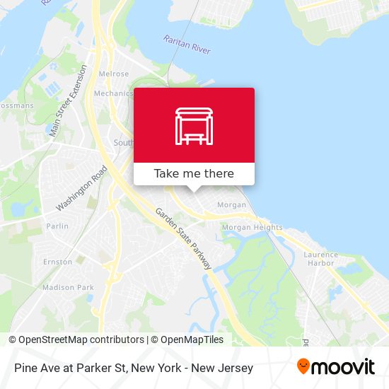 Mapa de Pine Ave at Parker St