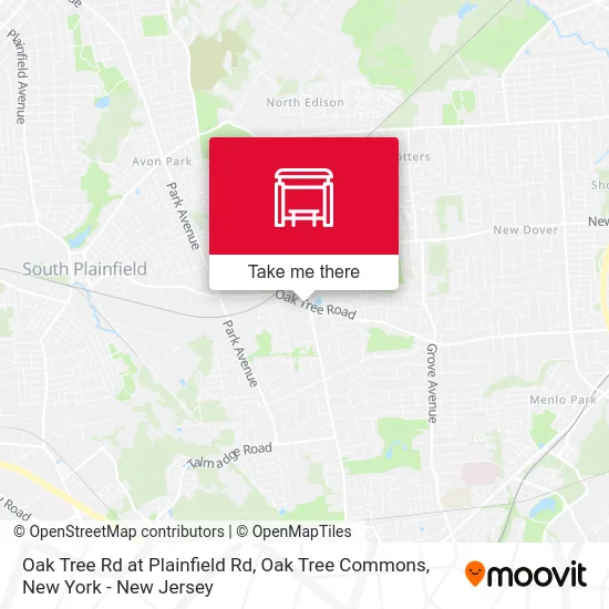 Oak Tree Rd at Plainfield Rd, Oak Tree Commons map