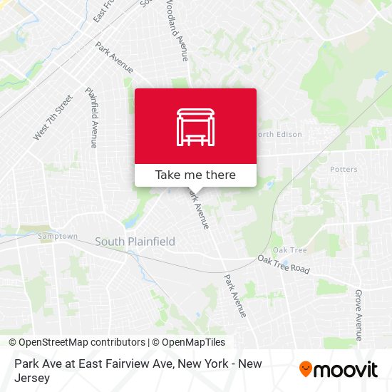 Mapa de Park Ave at East Fairview Ave