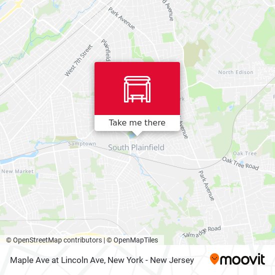 Mapa de Maple Ave at Lincoln Ave