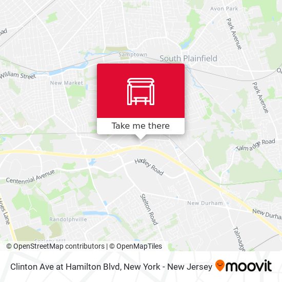 Mapa de Clinton Ave at Hamilton Blvd
