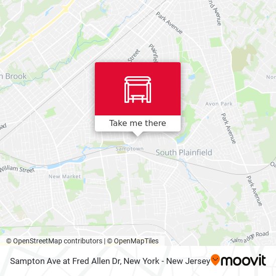 Sampton Ave at Fred Allen Dr map