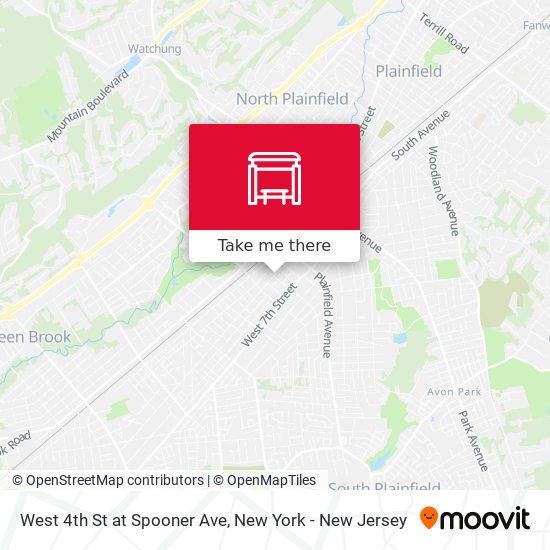 Mapa de West 4th St at Spooner Ave