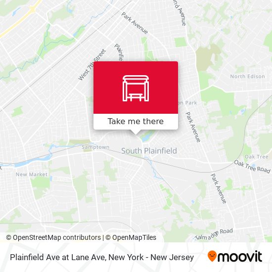 Mapa de Plainfield Ave at Lane Ave