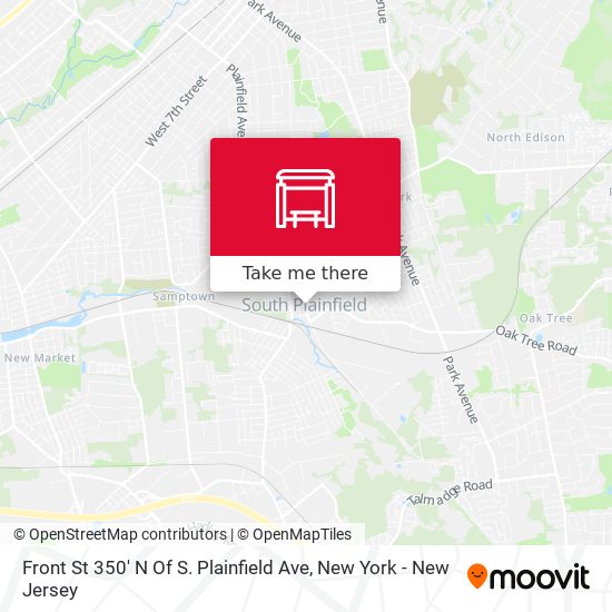 Mapa de Front St 350' N Of S. Plainfield Ave