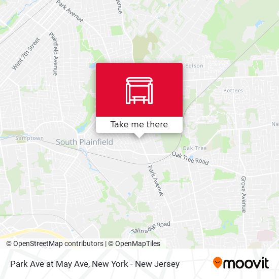 Mapa de Park Ave at May Ave