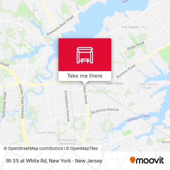 Mapa de Rt-35 at White Rd