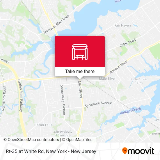 Rt-35 at White Rd map