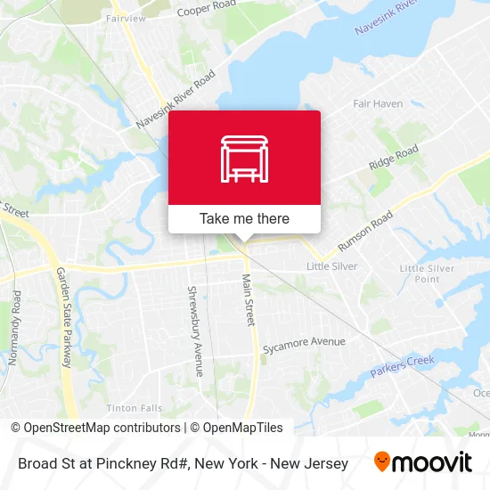 Broad St at Pinckney Rd# map